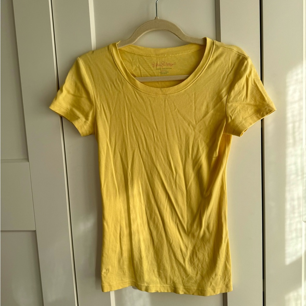 Lilly Pulitzer Short Sleeve Crewneck Tee - Yellow